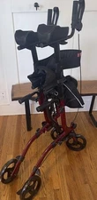VIVE MOBIL UPRIGHT WALKER- Red Medical Aid Stand up Walking