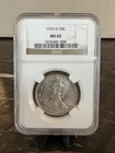 1939-D Walking Liberty Half Dollar NGC MS-65
