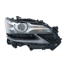For 2016-2019-2020 Lexus GS350 GS-F Headlight Passenger Side RH LED Black Clear