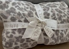 Barefoot Dreams CC Micro Leopard Sandstone Throw 45x60 NWT MSRP 168 ONLY 68