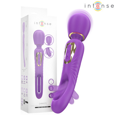 Magic Wand Massagestab Intense Christy Vibrator-Stab mit Schnappender Zunge