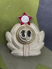 Original Soviet Naval Officer's Cap Badge