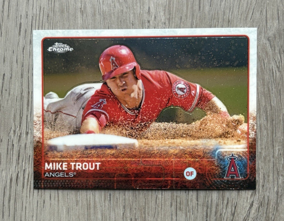 2015 MLB Topps Chrome | Mike Trout | #51 | Los Angeles Angels