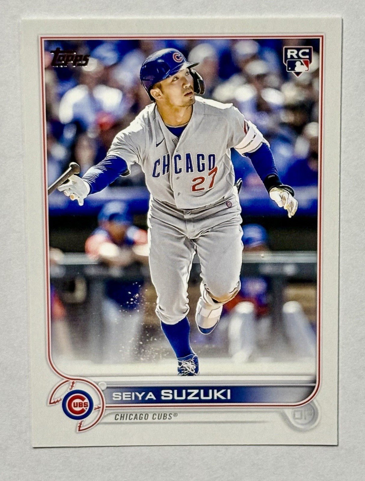 2022 Topps Update Series - Seiya Suzuki #US250 Batting in Grey Jersey (RC)