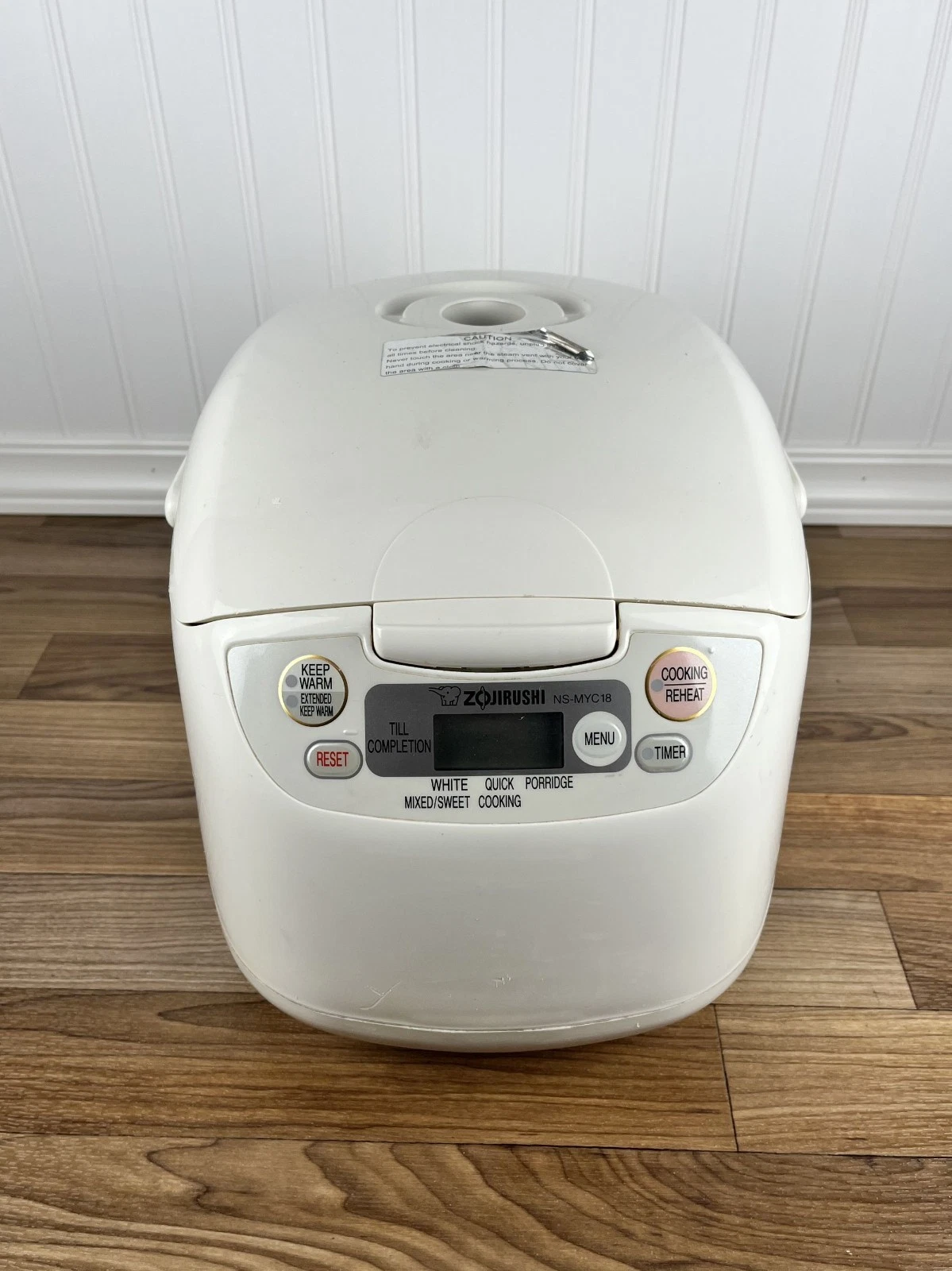 ZOJIRUSHI NS-MYC18 Micom Fuzzy 10 Cup Rice Cooker & Warmer No Top Cap