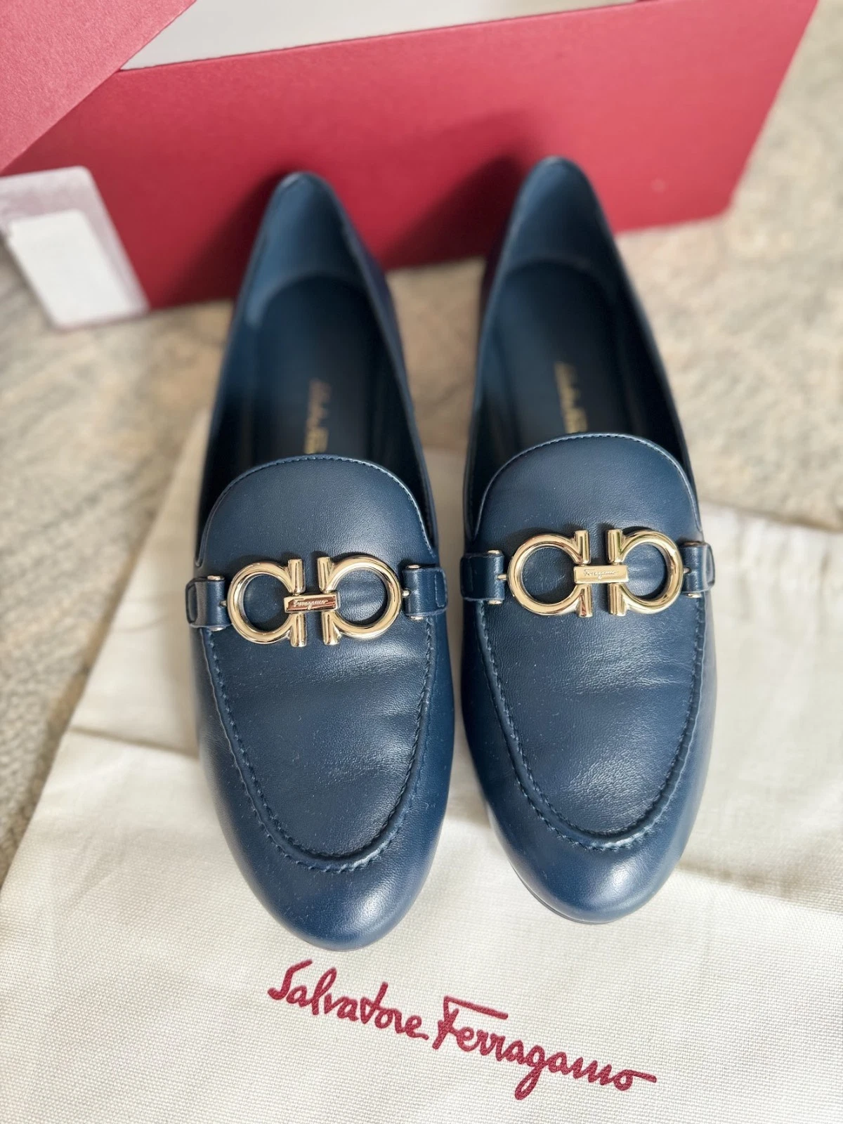 Ferragamo — Salvatore Ferragamo Women Shoes Size 7.5 Trifoglio 1.0 cm