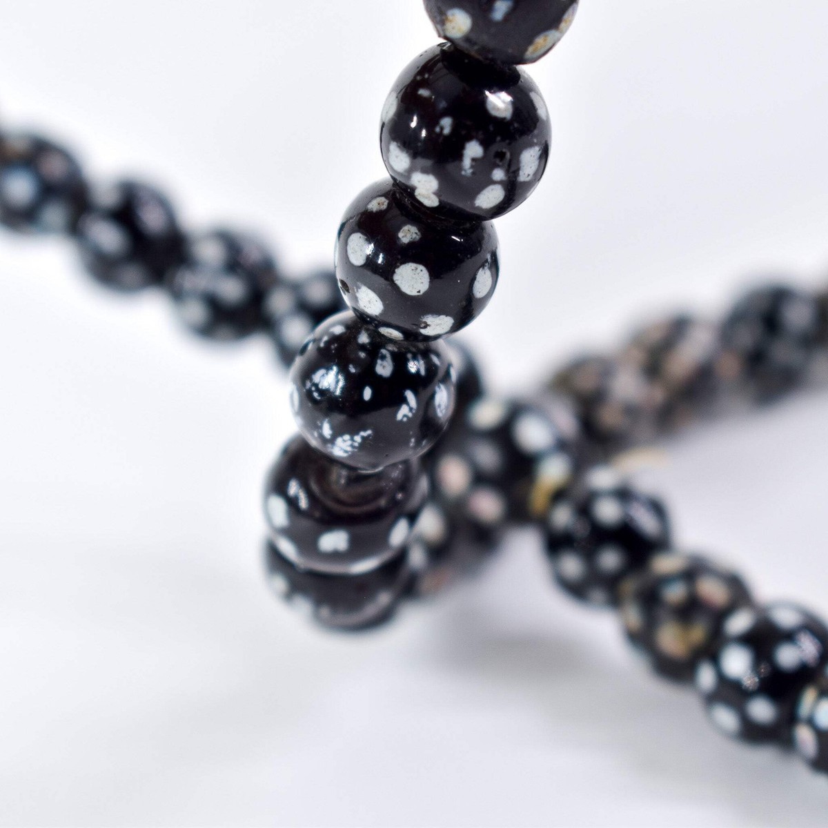 Venetian Skunk Black Trade Beads | eBay
