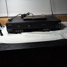 Symphonic WF803 DVD VCR Combo VHS Player Recorder 4 Head (Parts Or Repair)