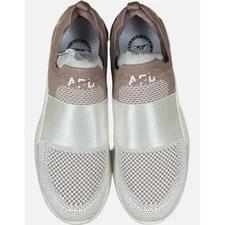 NWT APL TechLoom Bliss Ivory Creme Beachwood Athletic Running Sneakers Size 12