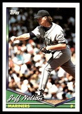 Jeff Nelson 1994 Topps #24 Seattle Mariners MLB READ FREE SHIPPING AutographDen