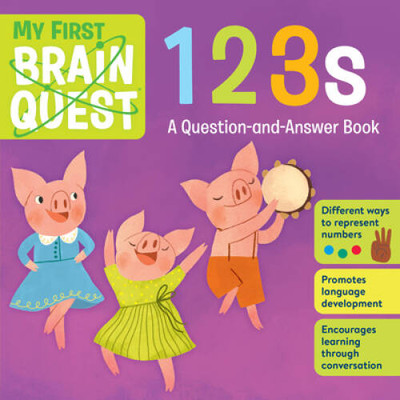 My First Brain Quest 123s: A Question-and-Answer Book - Board book - VERY GOOD