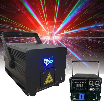 2000mW RGB Laserlicht DMX Laser Bühnenlicht DJ Show Licht Partylicht Lichteffekt