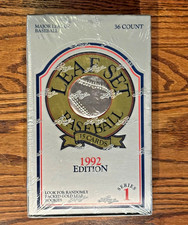 1992 Leaf Baseball Series 1 Wax Box Factory Sealed