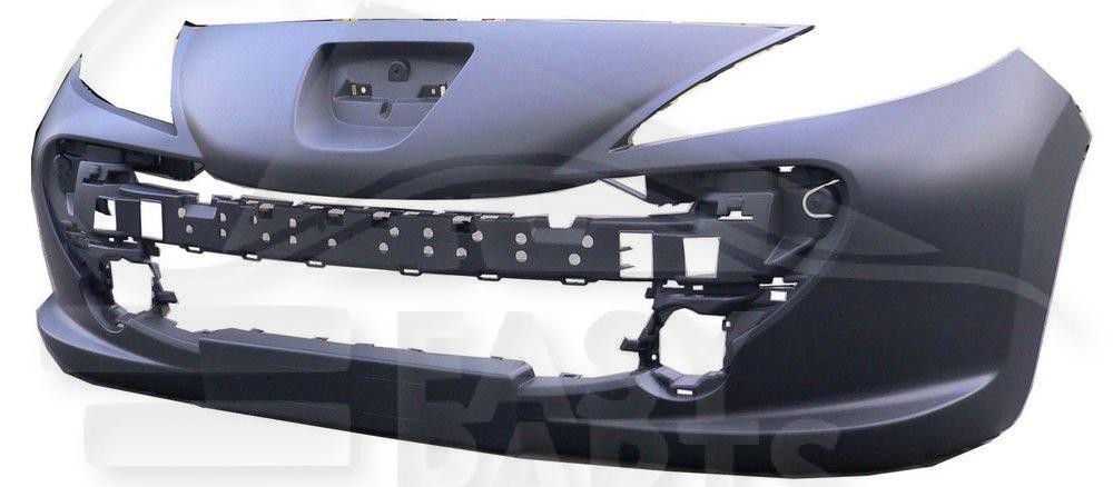 Pare-choc avant à peindre pour Peugeot 207 Sport 2006 phase 1 avec antibrouillard