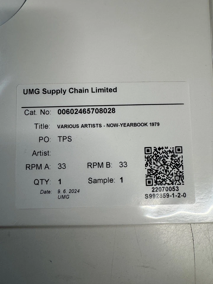 Test Pressing Vinyl - Now Yearbook 1979 - 3 LP - NEW - Image 4 of 4