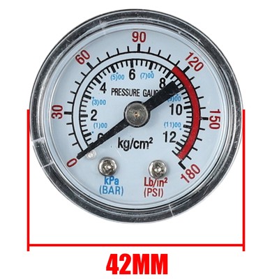 Air Compressor Pressure Gauge for Easy to Read for DIAL 0 180 PSI 0