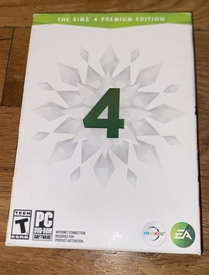 Sims 4 Premium Edition PC Complete in Box Creators Guide Rated T Preowned