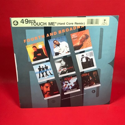 49ERS Touch Me 1990 UK 2-track 12'' vinyl single Hardcore Remix record 12BRX157 #