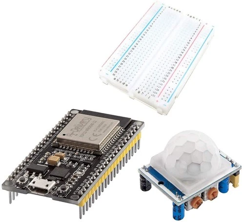 HC-SR 501 PIR Infrarot Bewegungsmelder ESP32 NodeMCU Mini Breadboard 400 Pin Set