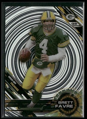 2015 Topps High Tek Pattern 2 Spiral / Dots Brett Favre #72 Green Bay Packers