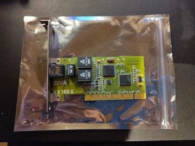 Eicon Technology Diva 2.01 PCI Card  ISDN, Fax Over ISDN