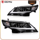 Pair Halogen Headlights w/LED DRL For 2012 2013 2014 Toyota Camry 2.5L 3.5L