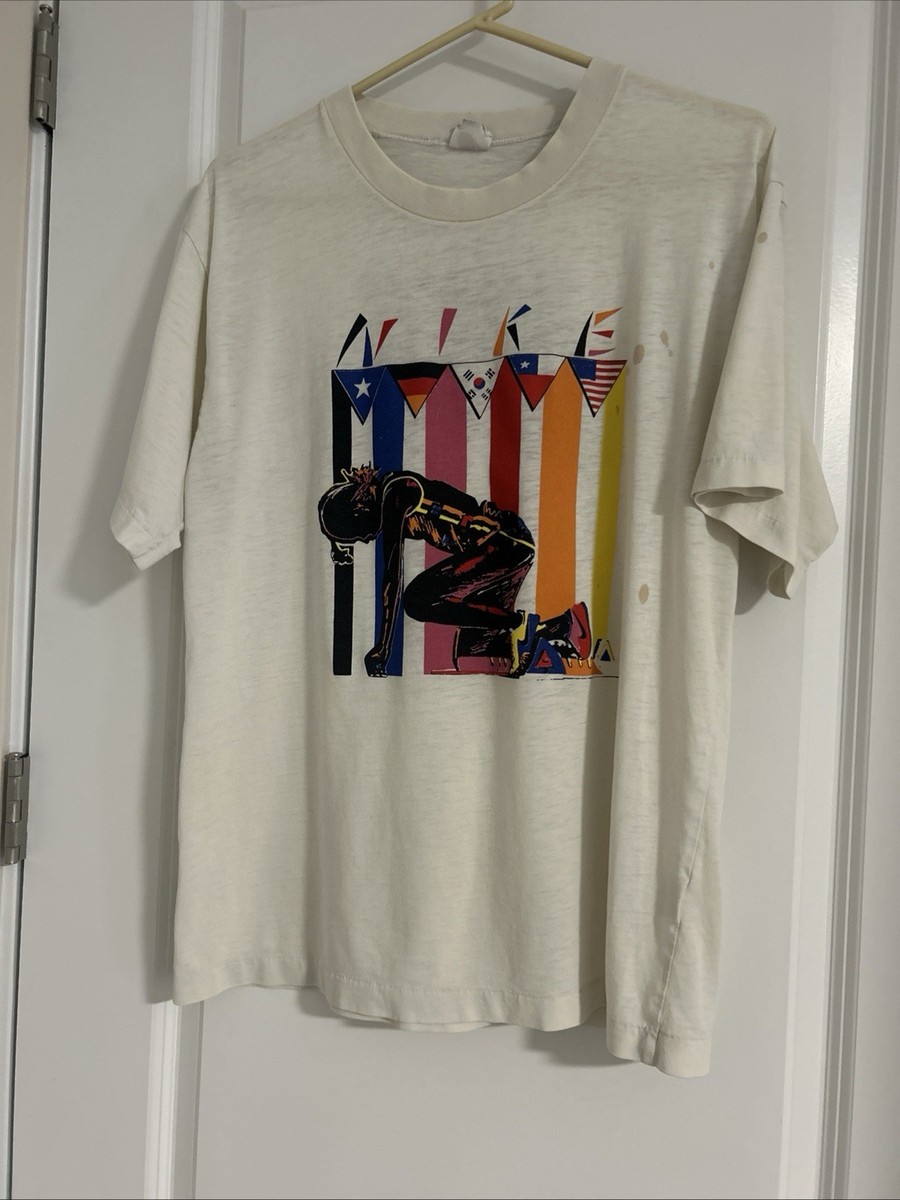 Vintage Nike Seoul Olympics T-Shirt 1988 -very Rare Size Large | eBay