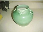 RED WING ART POTTERY VASE - RING HANDLE DESIGN - No 168 - PERFECT
