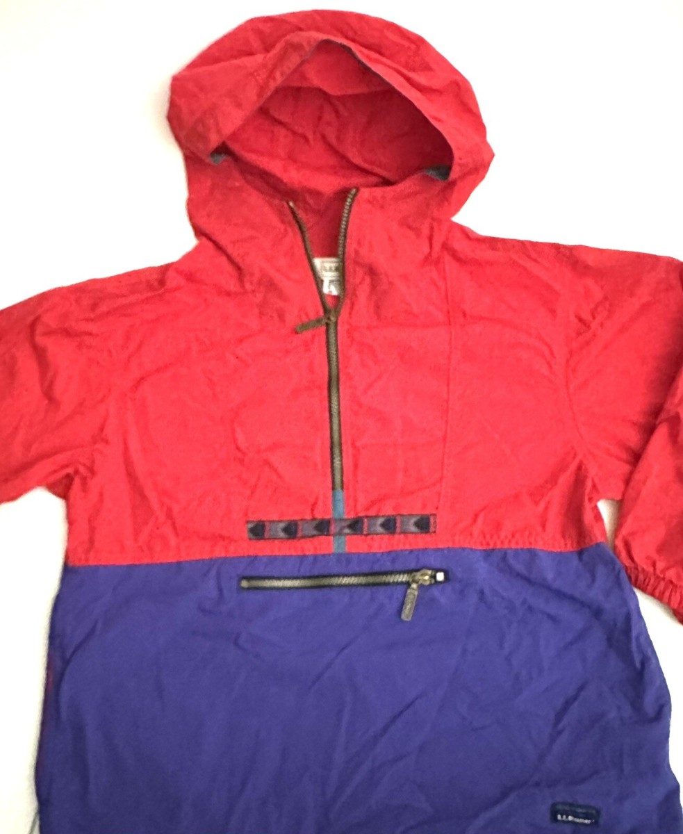 Vintage 90s LL Bean Aztec Southwestern Anorak Windbreaker