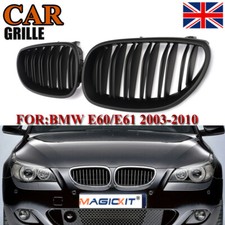 Front Black Sport Wide Kidney Grille Grill For BMW E60 E61 M5 5 Series 2004-2009