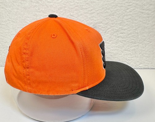Philadelphia Flyers NHL Cap Youth One Size Black Orange 100% Cotton Snapback Hat - Picture 5 of 11
