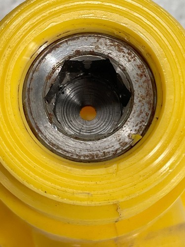 Molded Poly MDPE Gas Tapping Tee 2" x 3/4" IPS w/ LYCO Excess Flow Valve EFV - Picture 19 of 20