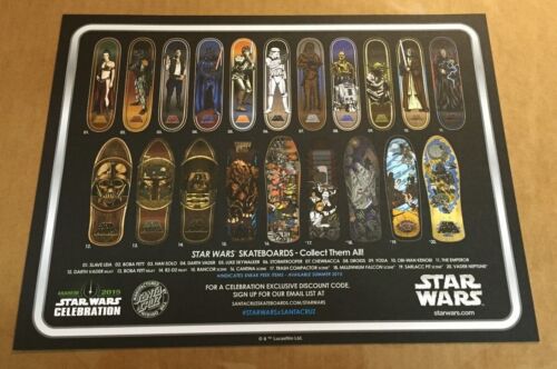 STAR WARS CELEBRATION 2015 ANAHEIM STAR WARS SKATEBORADS SIGNED RANCOR MONSTER - Picture 2 of 11