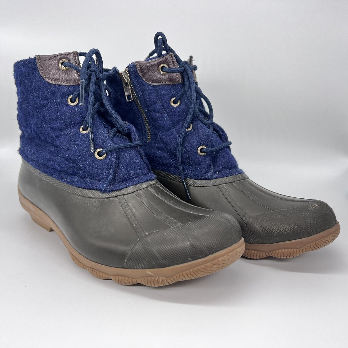sperry saltwater quilted wool duck boots