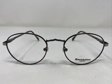 Revolution Eyewear Eyeglasses Frame RE005 PTR/AMB 50-21-140 Gunmetal AW09