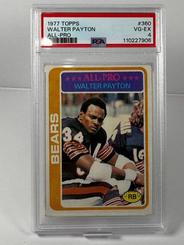 1977 Topps - All Pro Walter Payton #360 PSA 4