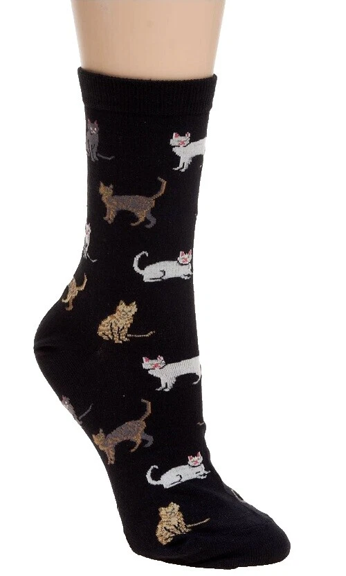 Mezcla de algodón Calcetines de Tobillo Estampado de Animales para Mujer