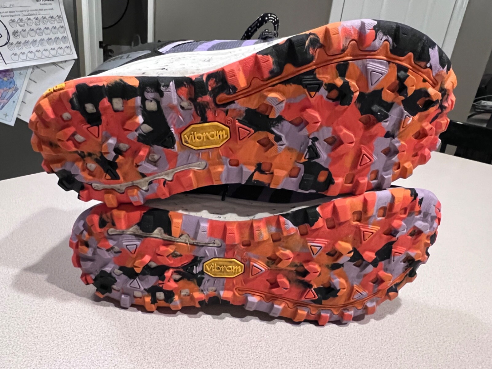 Scarpe da trail running Merrell Antora 3 donna 6 viola arancione sneakers J067604