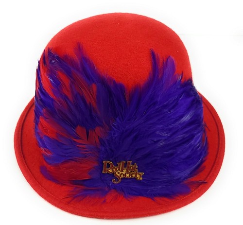 Red Hat Society Purple and Red Feathers 