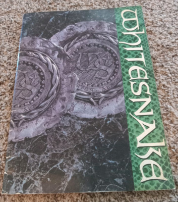 Whitesnake Concert Tour Program 1987-1988 David Coverdale Preowned