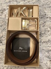michael kors womens mk reversible belt