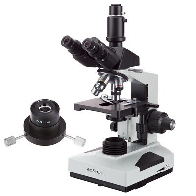 AmScope 40X-1600X Trinokular Verbindung Darkfield Mikroskop