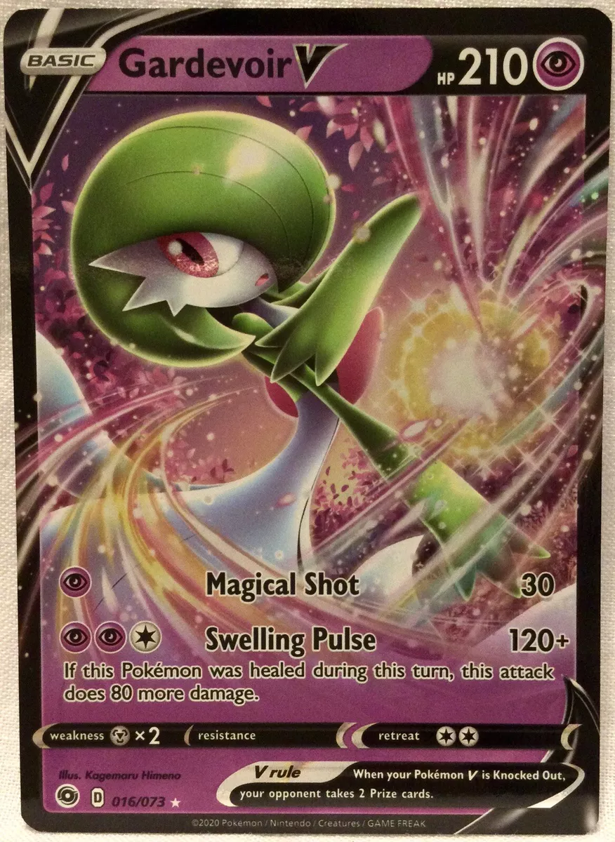 016/073 Gardevoir V, Rare Holo V Card