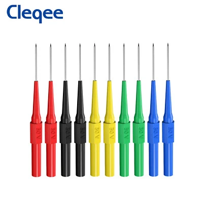 Cleqee Insulation Wire Piercing Probe Non-Destructive Test Probe for 4mm Banana