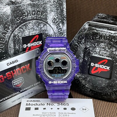 Casio G-Shock DW-5900JT-6D Retrofuture Vibrant Purple Translucent Digital  Watch | eBay