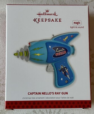 2013 Hallmark Keepsake Ornament Captain Nello's Ray Gun Magic Light ...