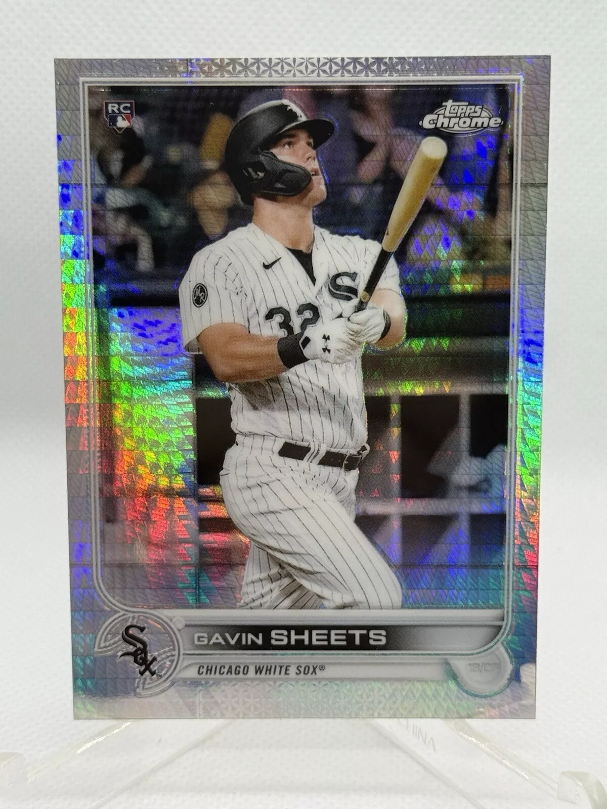 2022 Topps Chrome - Prism Refractor #146 Gavin Sheets (RC)