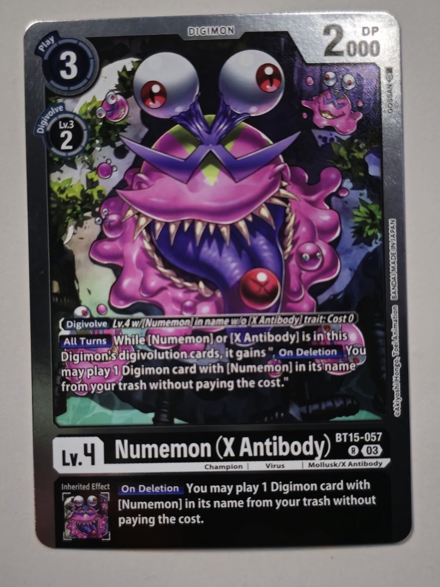 Numemon (X Antibody) BT15-057 R Digimon CCG | Exceed Apocalypse NM