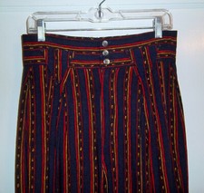 Vintage 80s OUTBACK RED Pants Size 10 31x31 High Waist LIMITED EXPRESS Rayon EUC