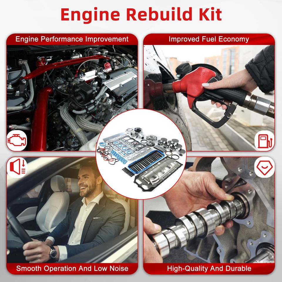 Kit de reconstrucción de revisión de motor para Dodge Ram 1500 2009-2015 5,7 L Hemi HS26423PT Foto 3 de 4